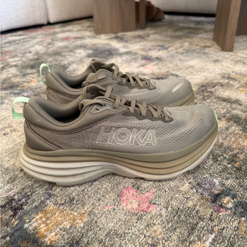 Hoka Bondi 8 Olive Haze Mercury